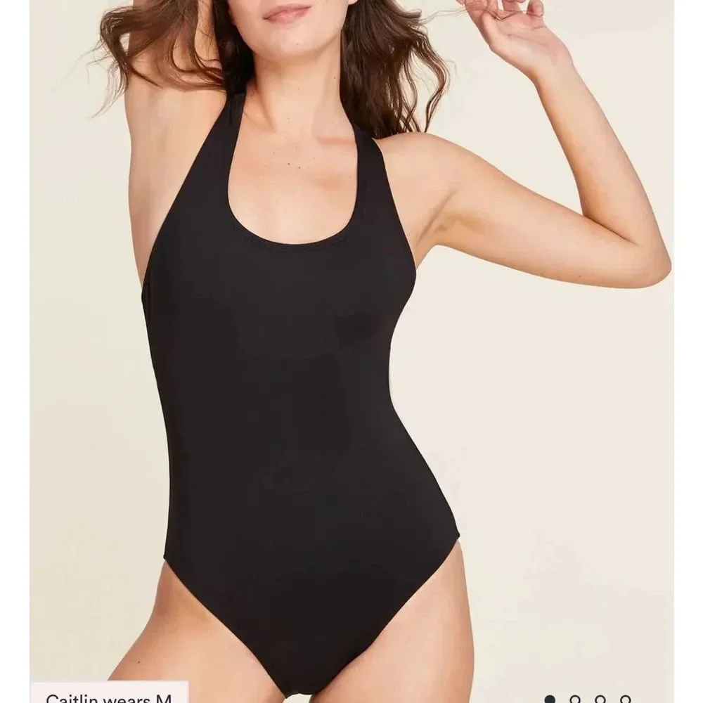 Andie The Full Coverage Tulum One‎ Piece Swimsuit Black Size XXL NWT